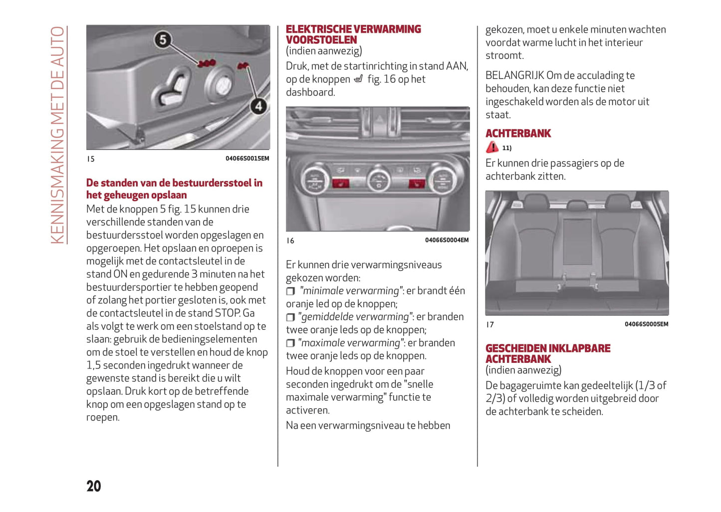 2016-2020 Alfa Romeo Giulia Owner's Manual | Dutch