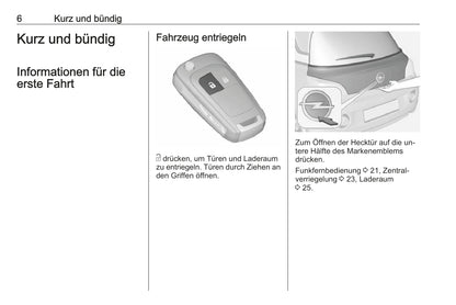 2016 Opel Adam Owner's Manual | German