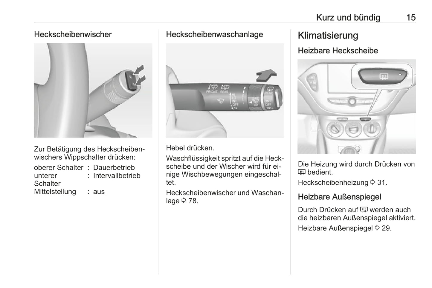 2016 Opel Adam Owner's Manual | German