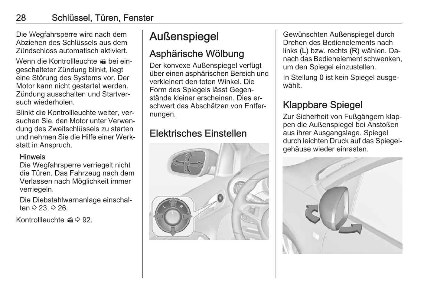 2016 Opel Adam Owner's Manual | German