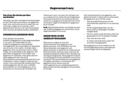 2021-2022 Ford Kuga Vignale Owner's Manual | Dutch