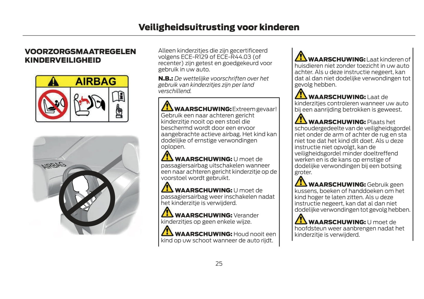 2021-2022 Ford Kuga Vignale Owner's Manual | Dutch