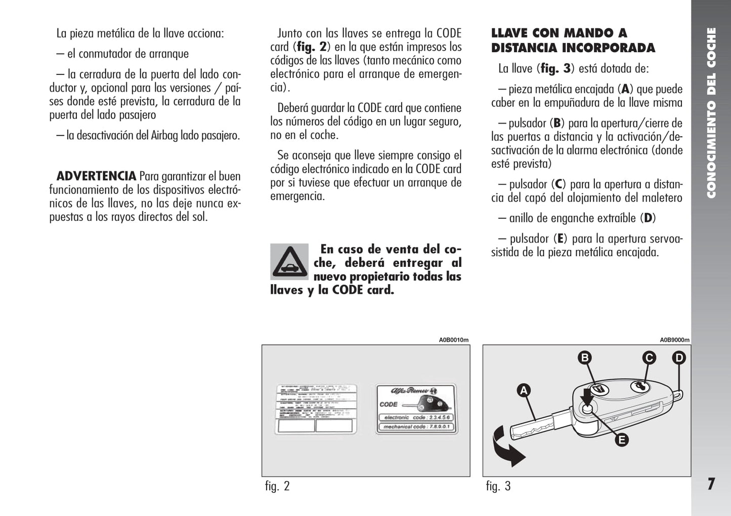 2003-2005 Alfa Romeo 156 Owner's Manual | Spanish