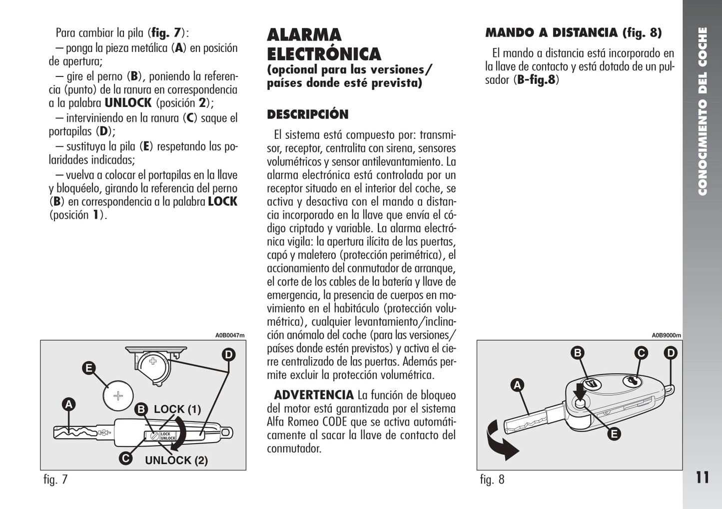 2003-2005 Alfa Romeo 156 Owner's Manual | Spanish