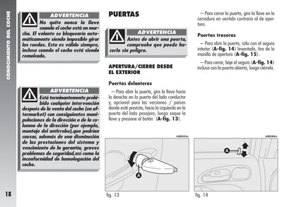 2003-2005 Alfa Romeo 156 Owner's Manual | Spanish