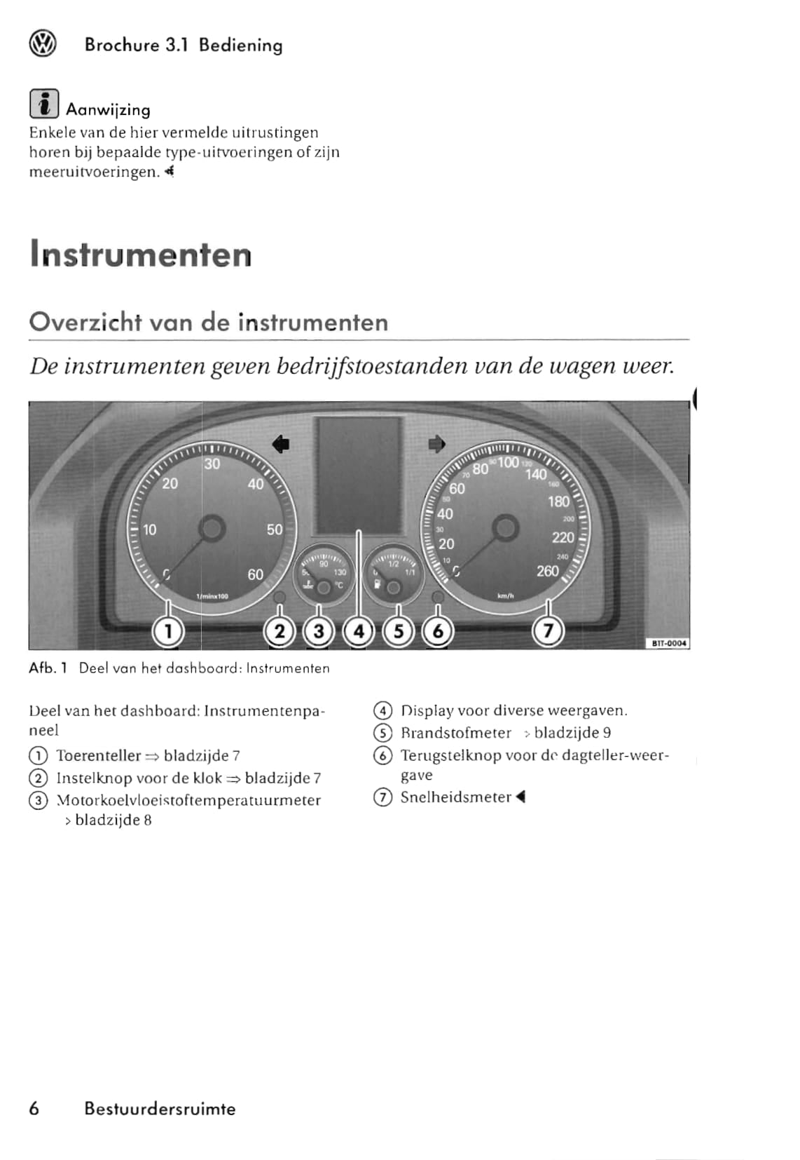 2003-2006 Volkswagen Touran Bedienungsanleitung | Niederländisch