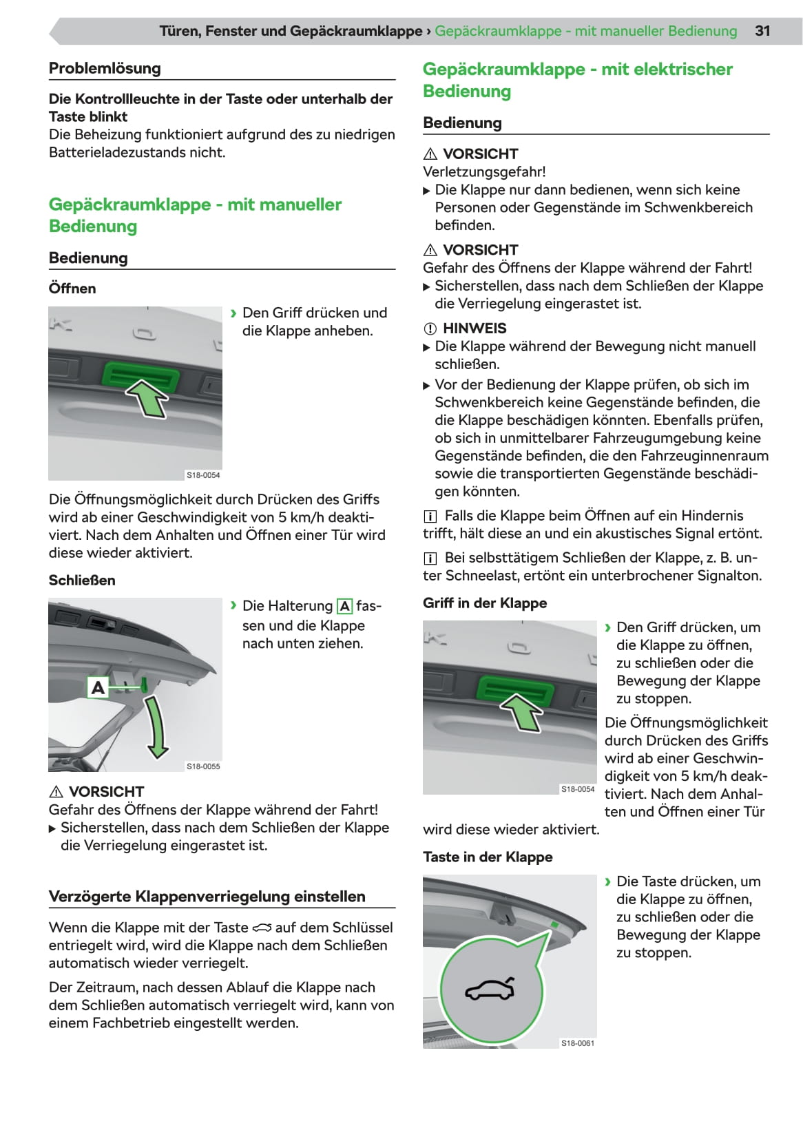 2019-2020 Skoda Superb iV Owner's Manual | German