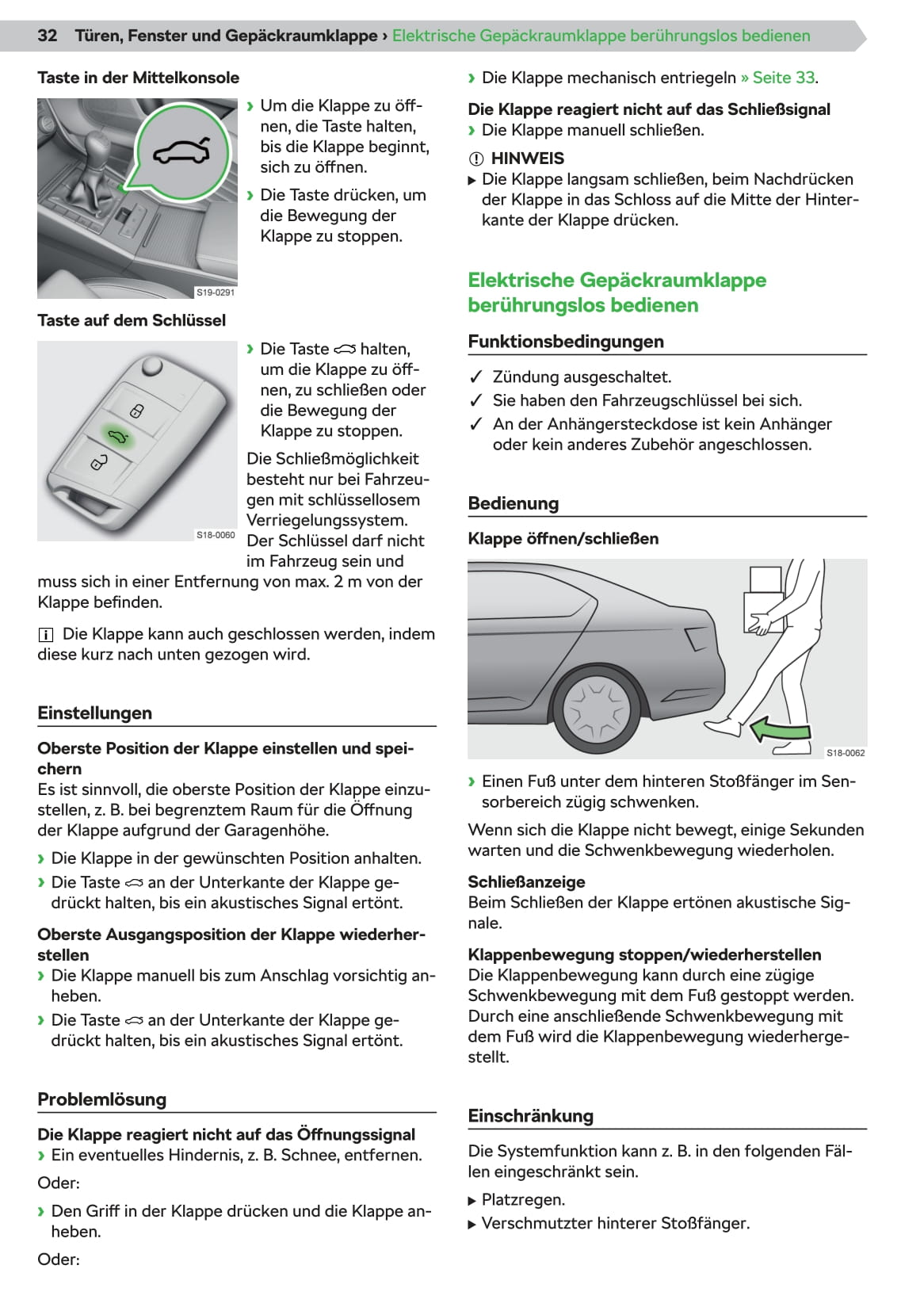 2019-2020 Skoda Superb iV Owner's Manual | German