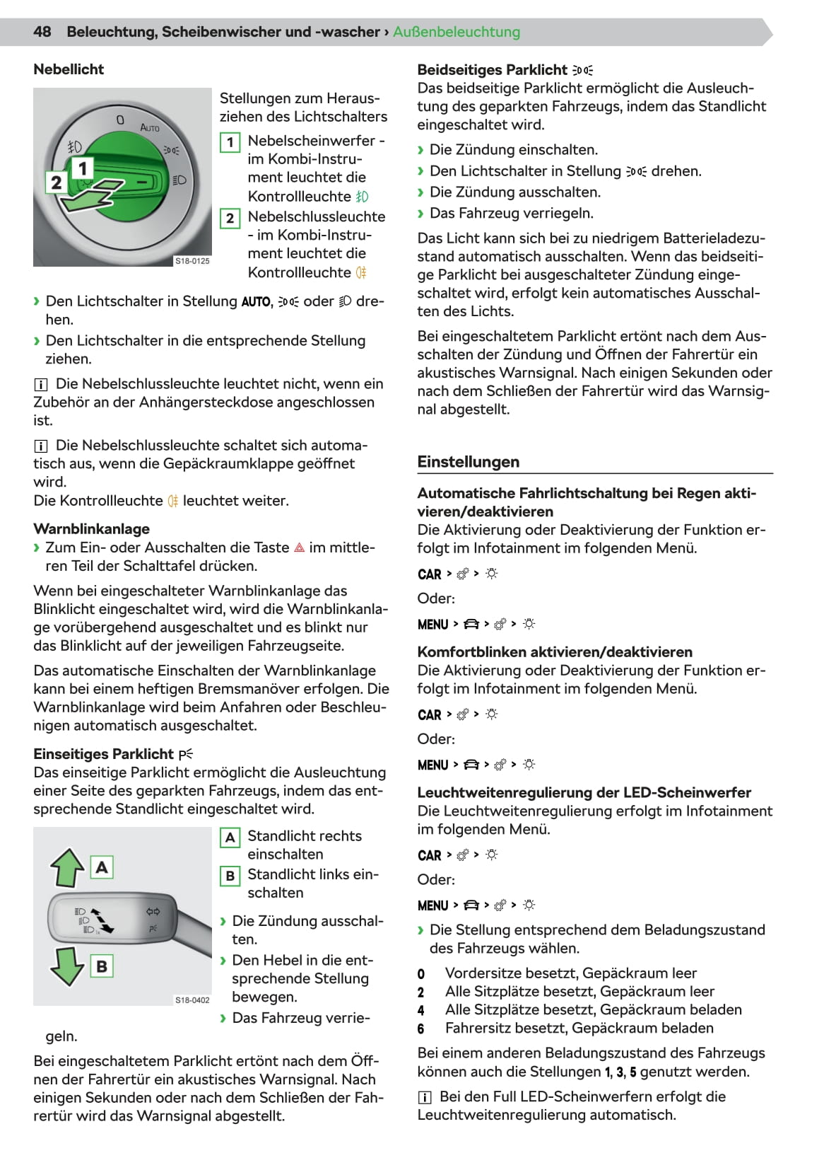 2020 Skoda Superb Bedienungsanleitung | Deutsch