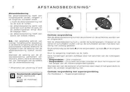 2002-2003 Citroën C8 Owner's Manual | Dutch