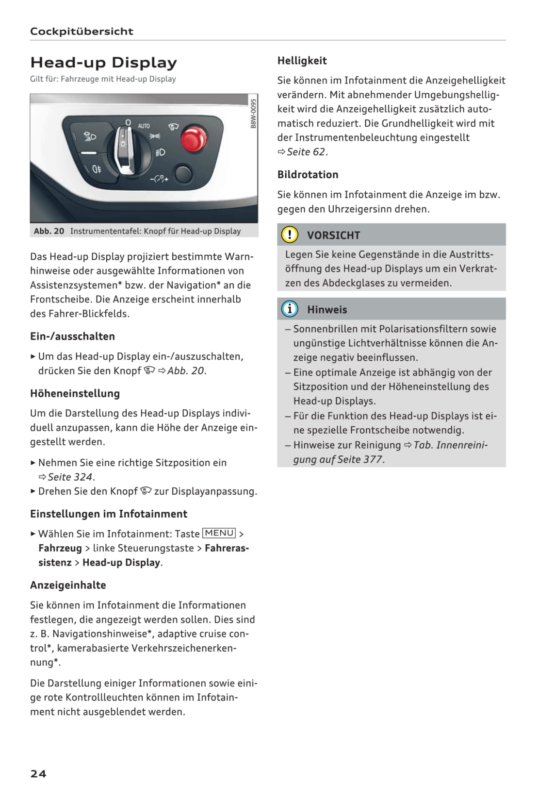 2015-2018 Audi A4 Limousine/A4 Avant Owner's Manual | German