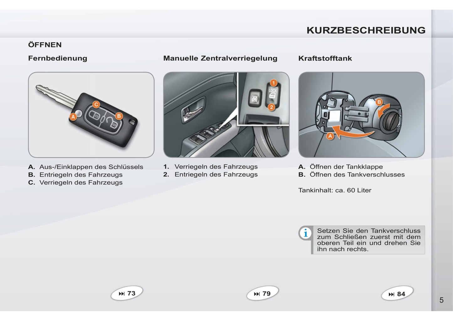 2011-2012 Peugeot 4007 Owner's Manual | German