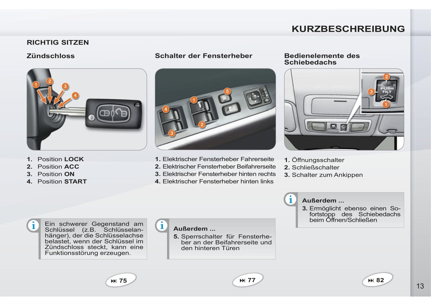 2011-2012 Peugeot 4007 Bedienungsanleitung | Deutsch