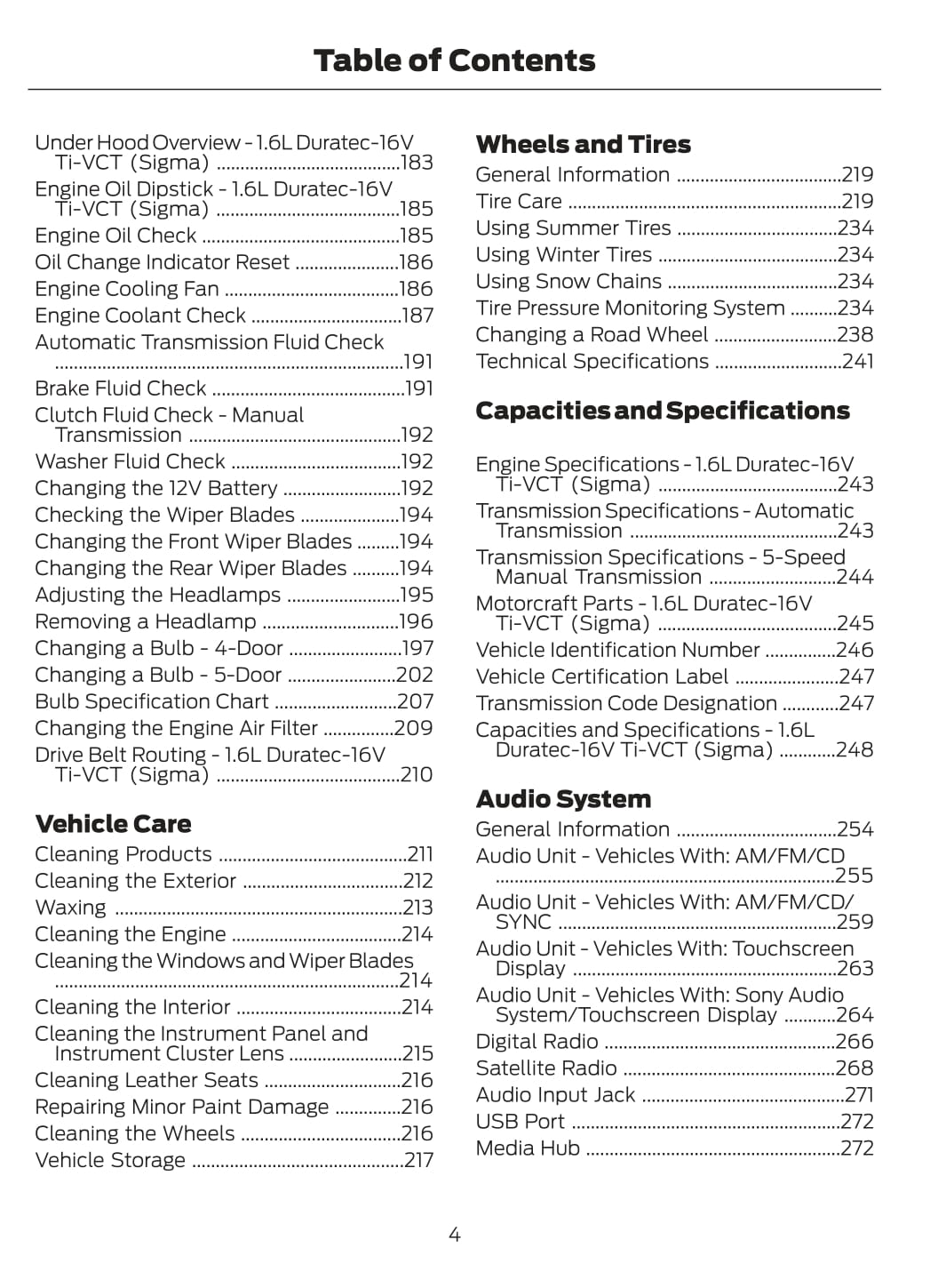 2019 Ford Fiesta Owner's Manual | English