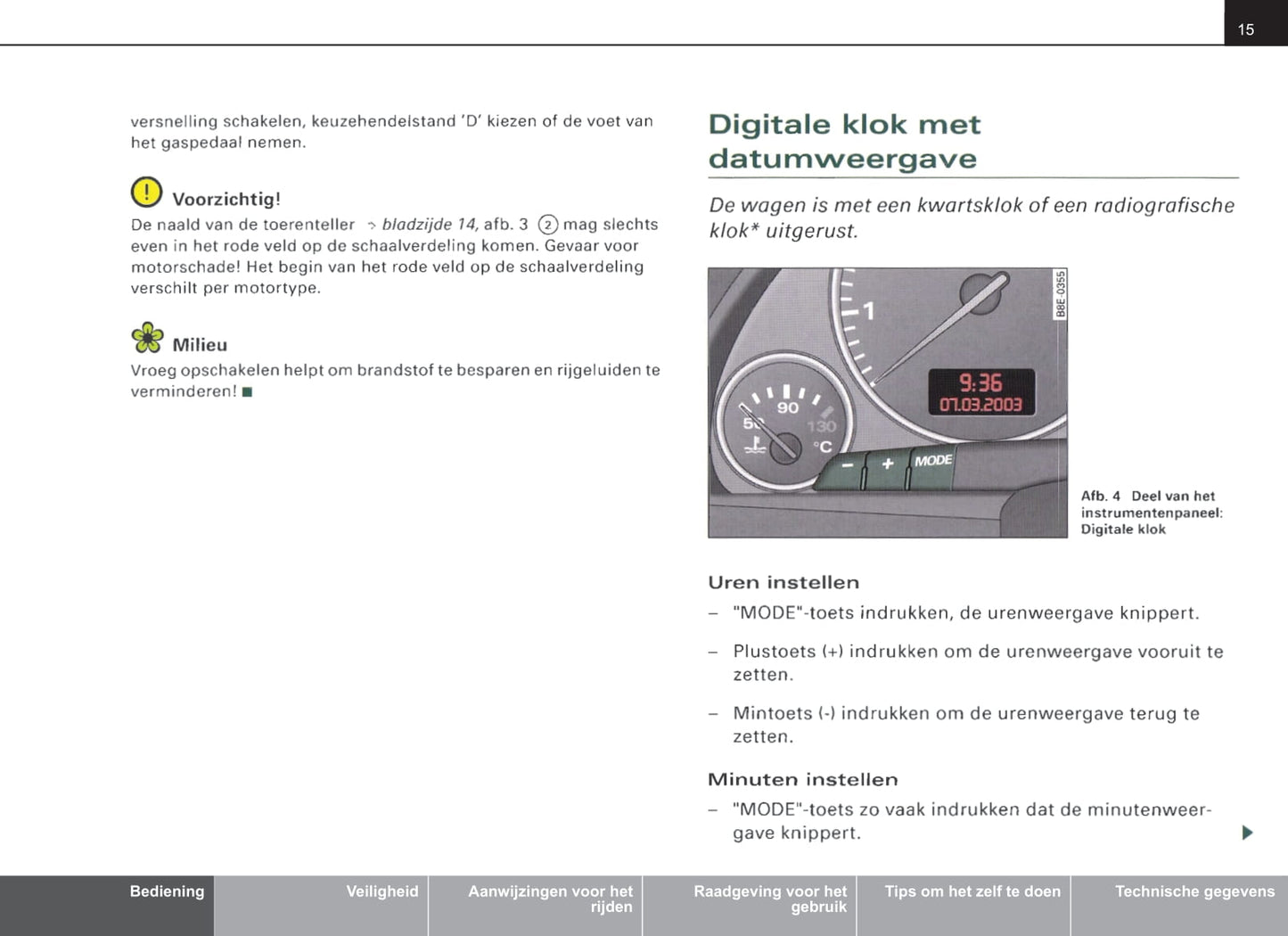 2004-2007 Audi A4 Bedienungsanleitung | Niederländisch