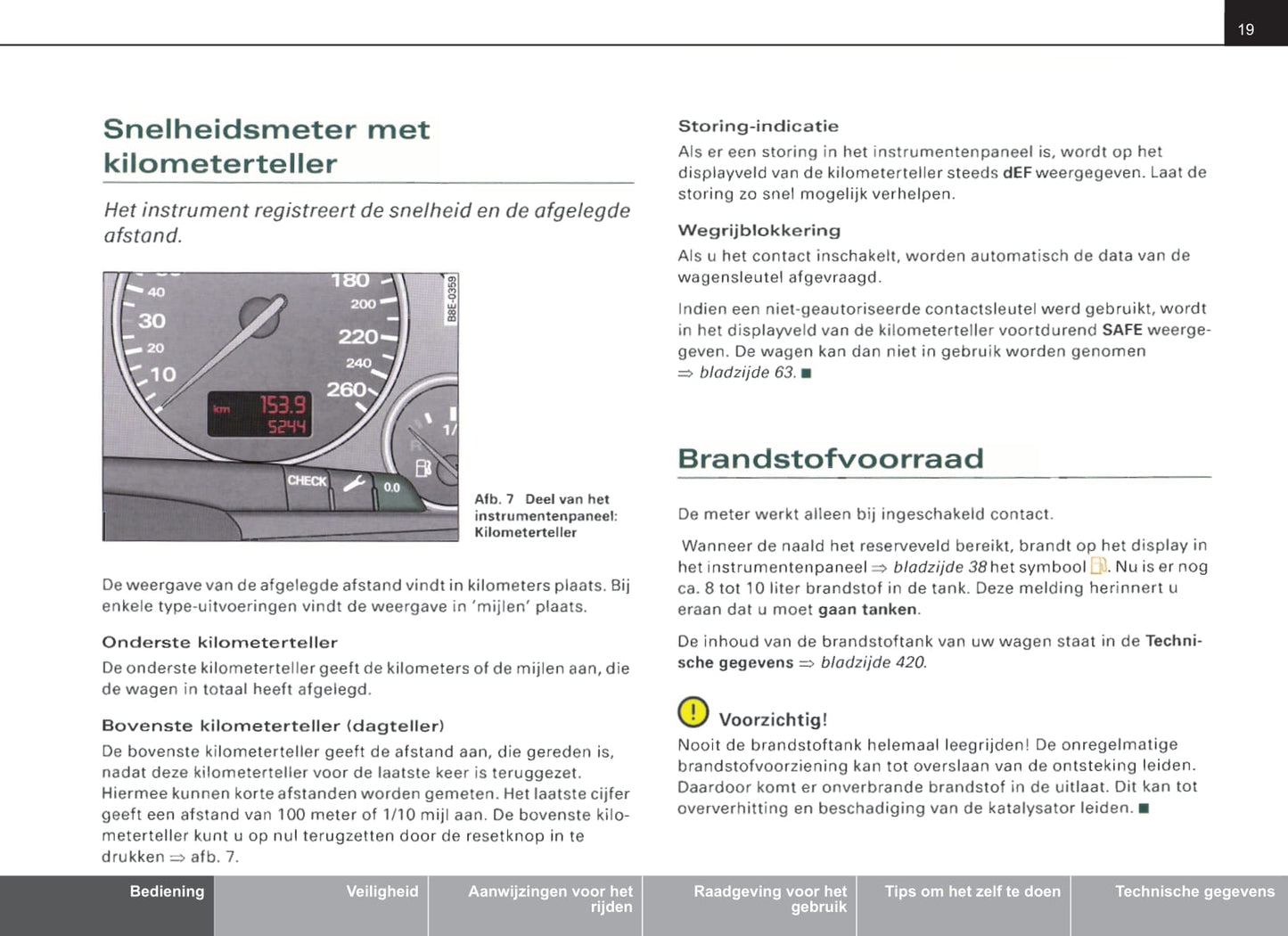 2004-2007 Audi A4 Bedienungsanleitung | Niederländisch