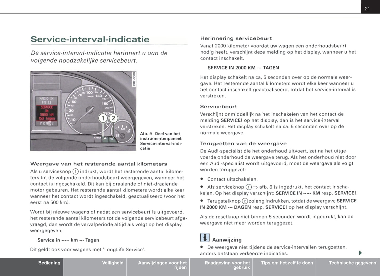 2004-2007 Audi A4 Bedienungsanleitung | Niederländisch