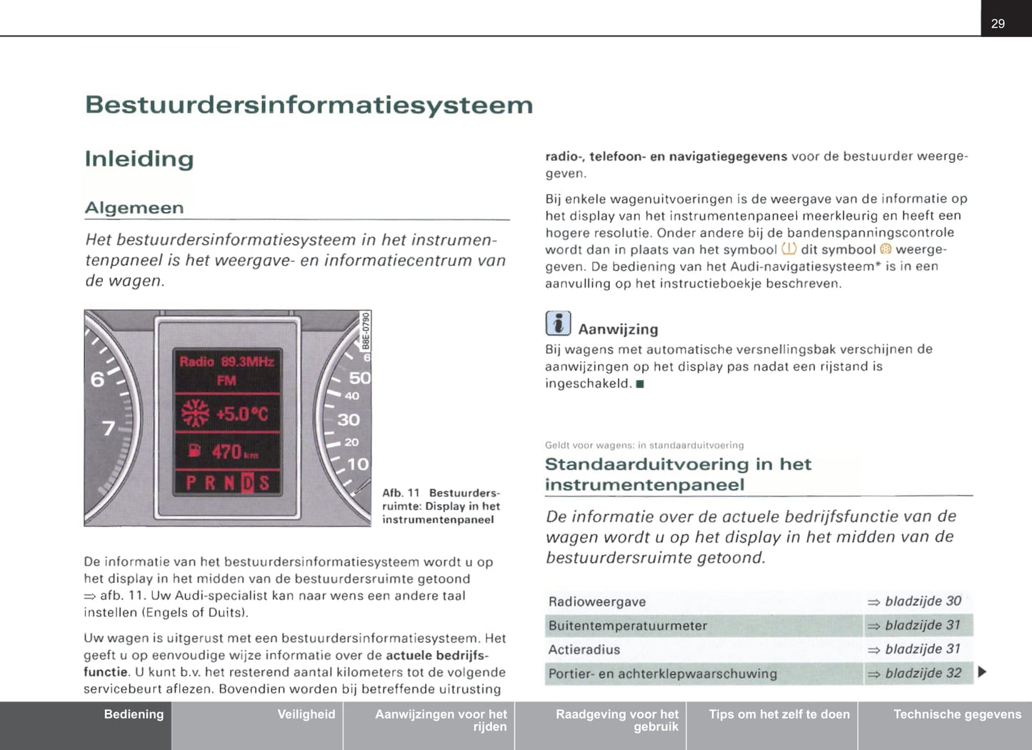 2004-2007 Audi A4 Bedienungsanleitung | Niederländisch