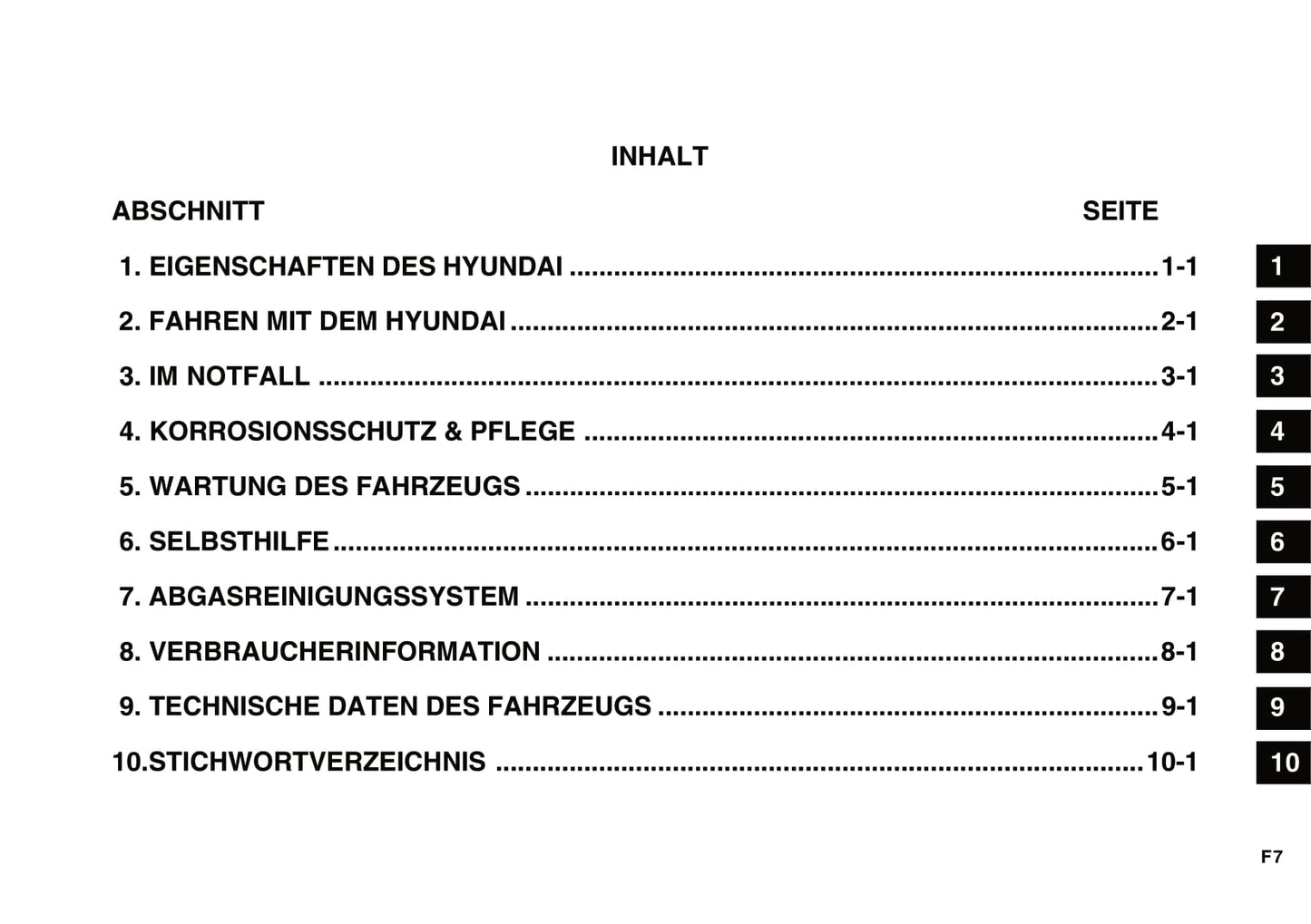 2008-2009 Hyundai Getz Bedienungsanleitung | Deutsch