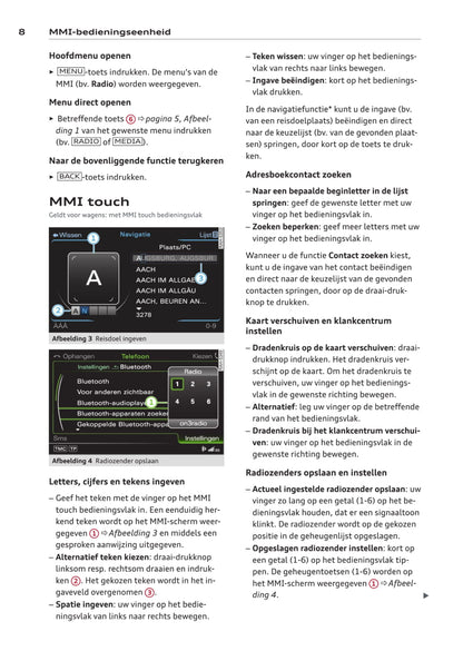 MMI navigation plus Handleiding 2012