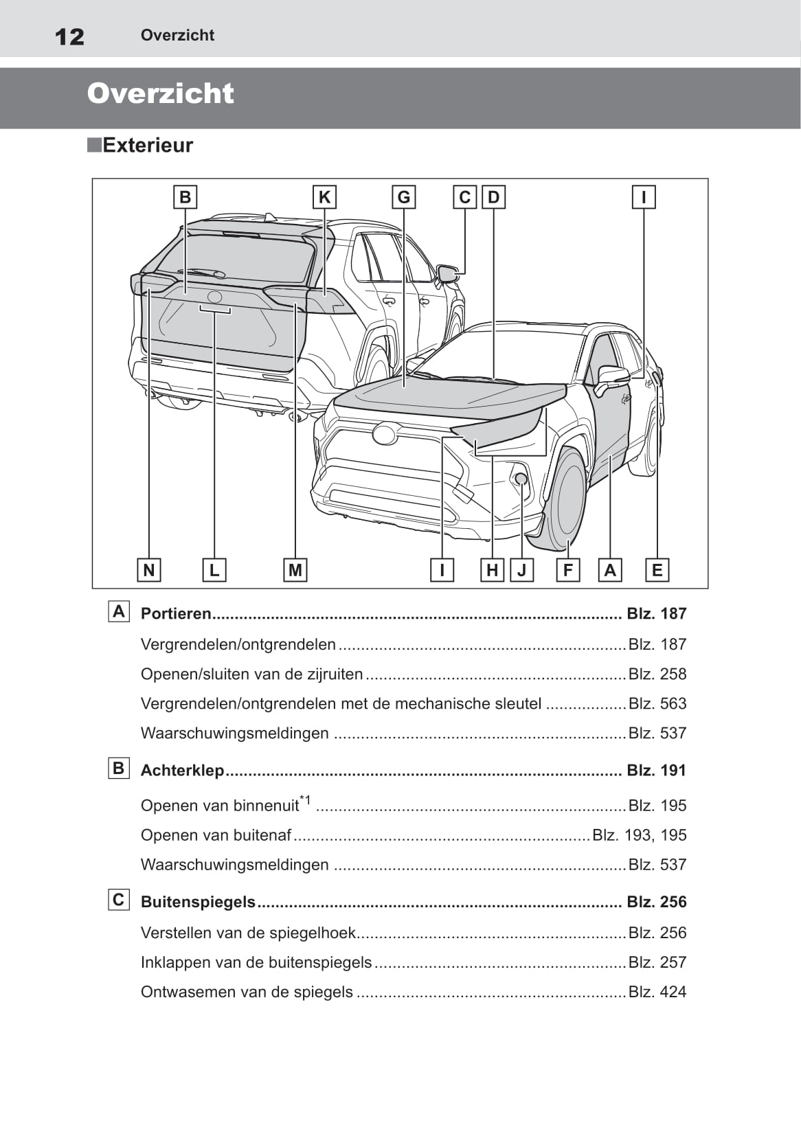 2018-2019 Toyota RAV4 Hybrid Bedienungsanleitung | Niederländisch