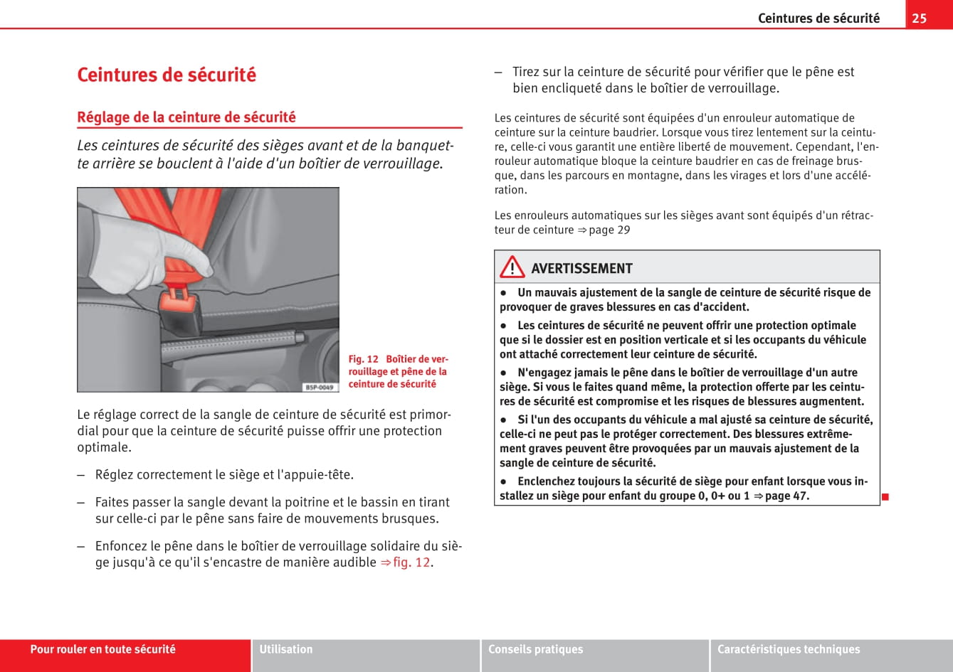 2013-2014 Seat Altea/Altea Freetrack/Altea XL Owner's Manual | French