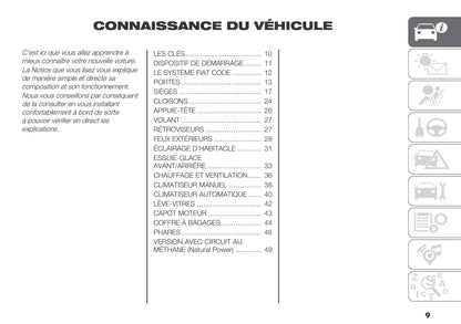 2018-2019 Fiat Doblò Owner's Manual | French