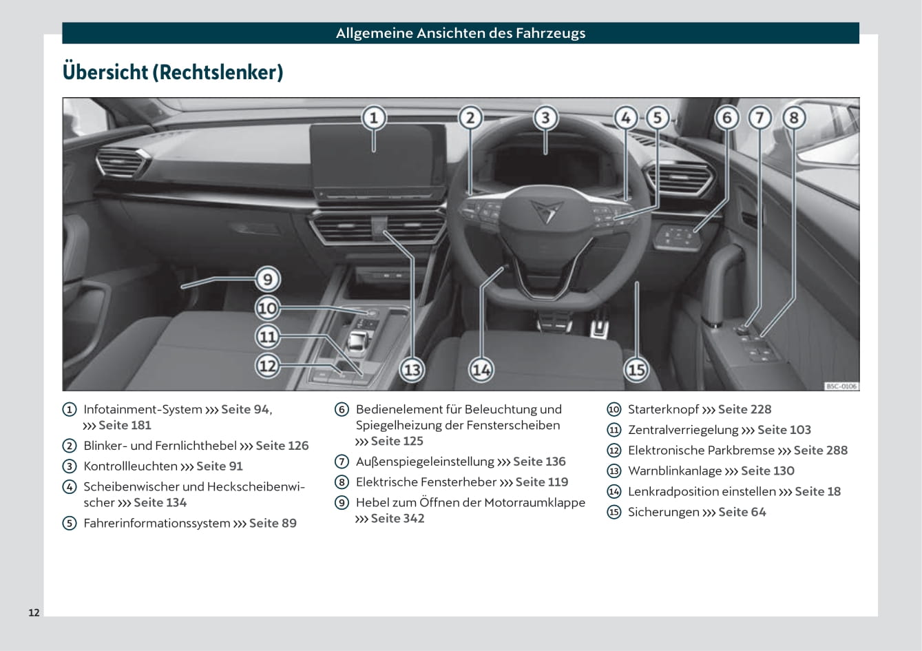 2021 Cupra Leon Bedienungsanleitung | Deutsch