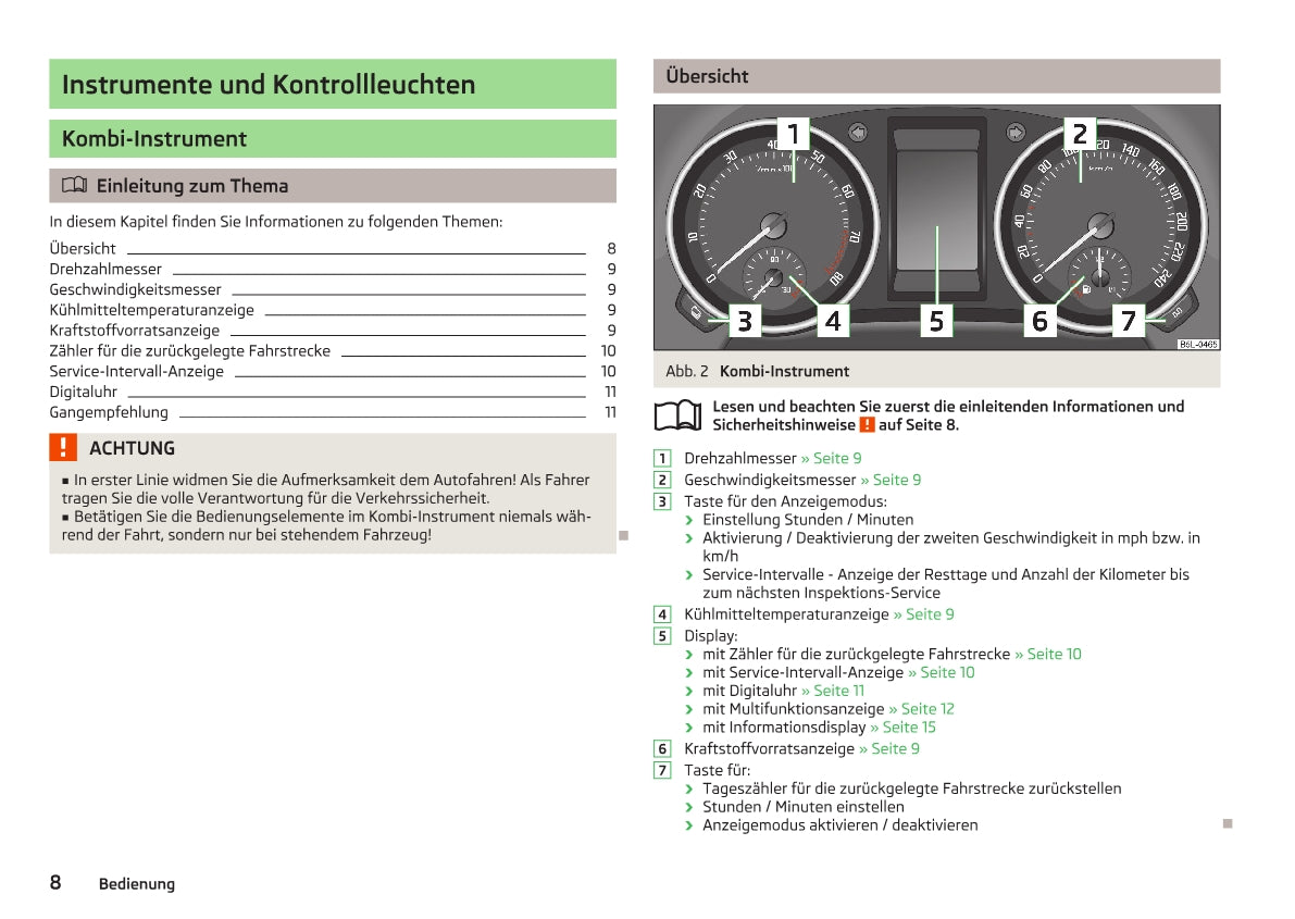 2013-2014 Skoda Yeti Owner's Manual | German