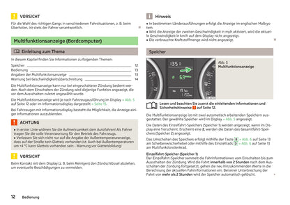 2013-2014 Skoda Yeti Owner's Manual | German