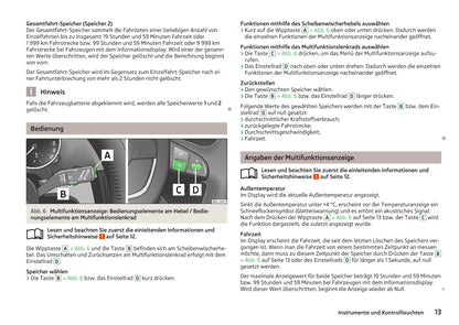 2013-2014 Skoda Yeti Owner's Manual | German