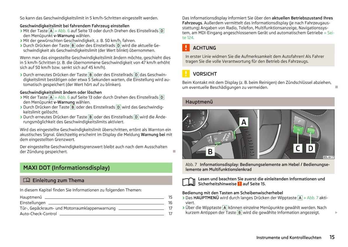 2013-2014 Skoda Yeti Owner's Manual | German