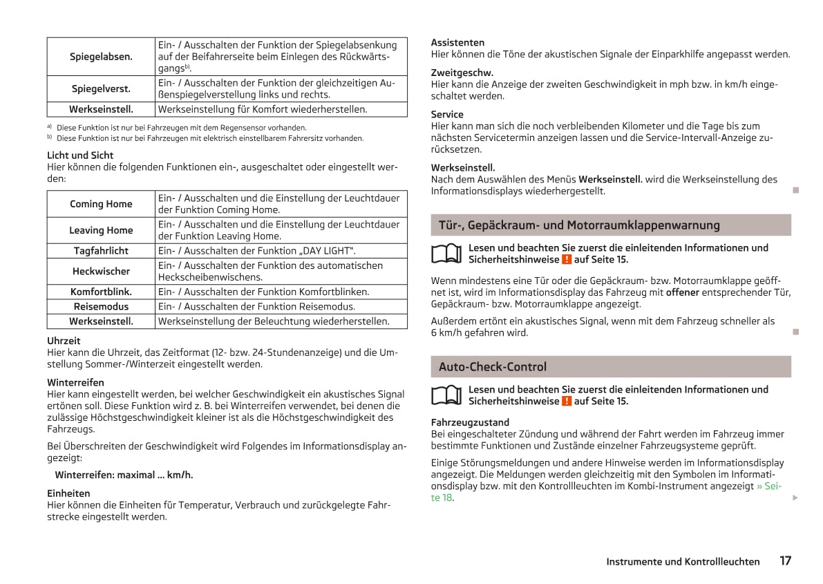 2013-2014 Skoda Yeti Owner's Manual | German