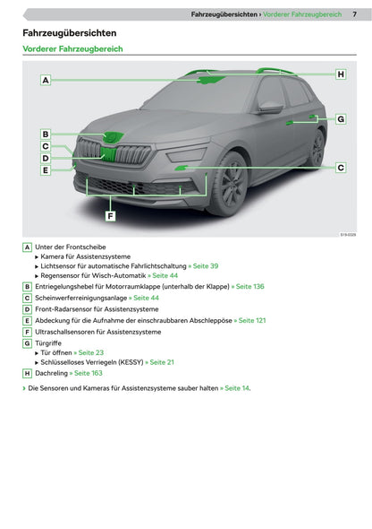 2019-2020 Skoda Kamiq Owner's Manual | German