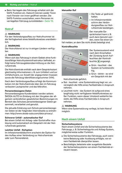 2019-2020 Skoda Kamiq Owner's Manual | German