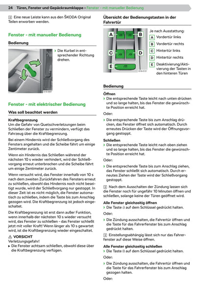 2019-2020 Skoda Kamiq Owner's Manual | German