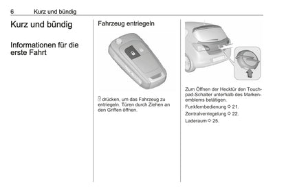 2018-2019 Opel Corsa Bedienungsanleitung | Deutsch