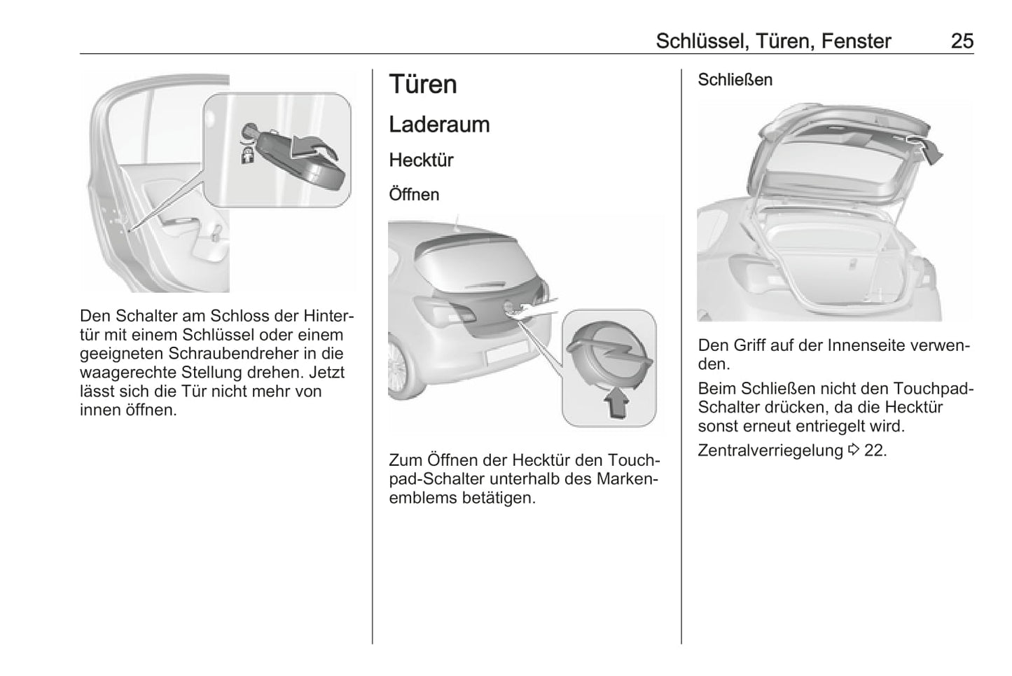 2018-2019 Opel Corsa Bedienungsanleitung | Deutsch