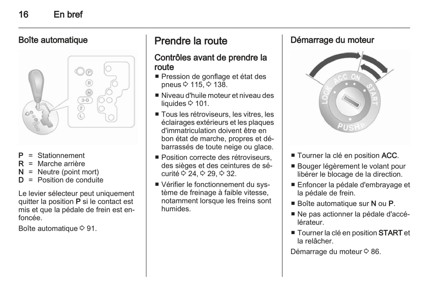 2012-2015 Opel Agila Owner's Manual | French