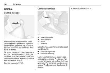 2016 Opel Mokka Bedienungsanleitung | Italienisch