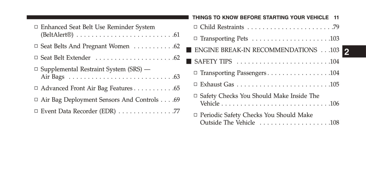 2013 Dodge Journey Owner's Manual | English