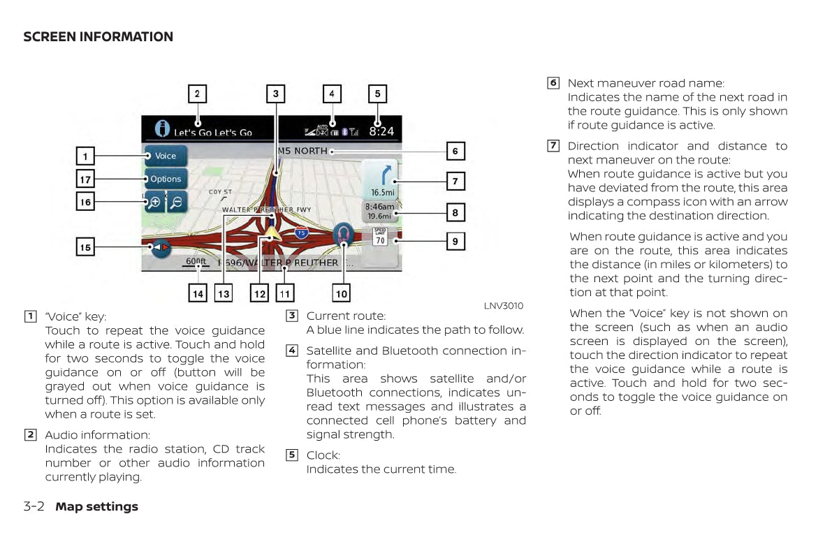 Nissan Navigation System Bedienungsanleitung 2018