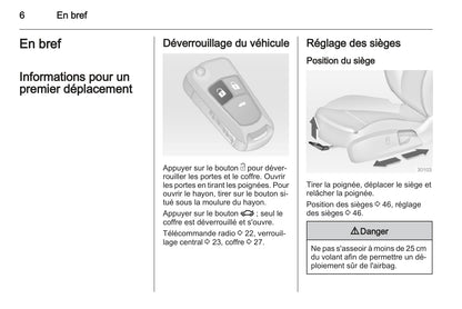 2012-2013 Opel Insignia Owner's Manual | French