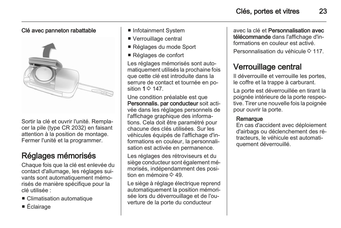 2012-2013 Opel Insignia Owner's Manual | French