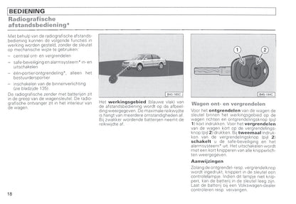 1996-2000 Volkswagen Passat Owner's Manual | Dutch