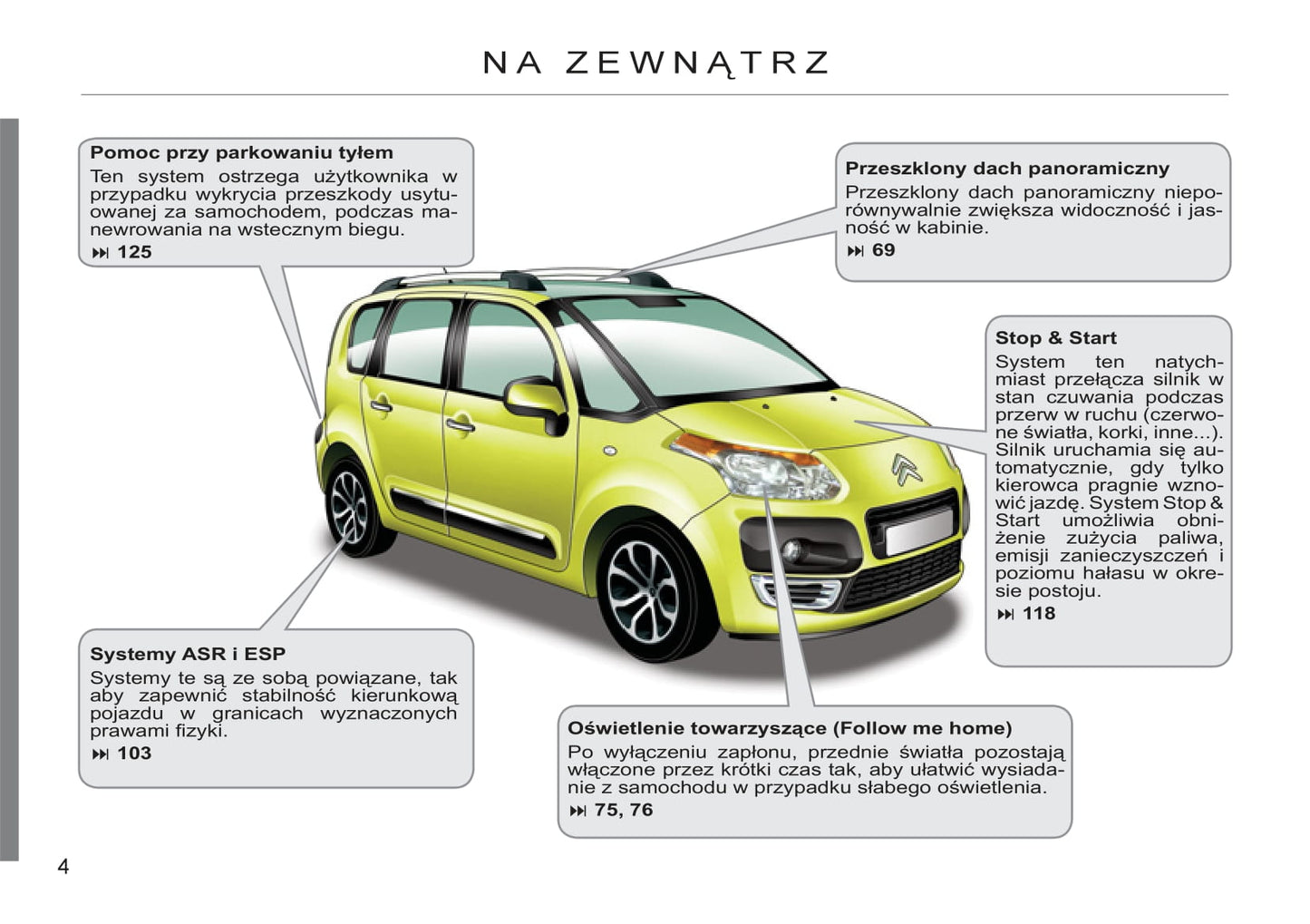 2011-2012 Citroën C3 Picasso Bedienungsanleitung | Polnisch