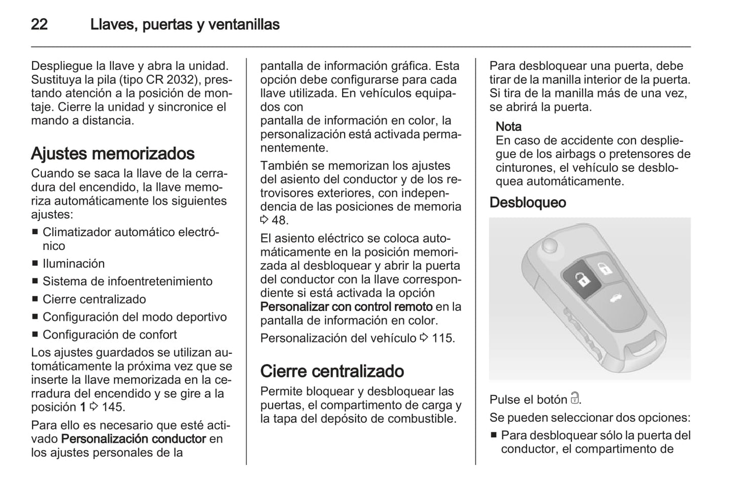 2013 Opel Insignia/Insignia Sports Tourer Owner's Manual | Spanish