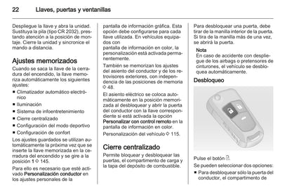 2013 Opel Insignia/Insignia Sports Tourer Owner's Manual | Spanish