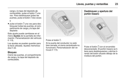 2013 Opel Insignia/Insignia Sports Tourer Owner's Manual | Spanish