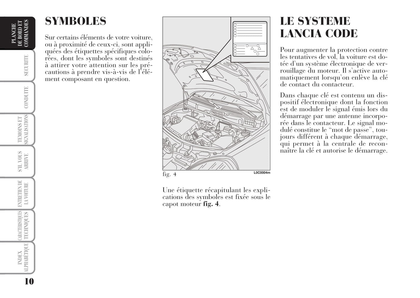 2006-2011 Lancia Ypsilon Owner's Manual | French